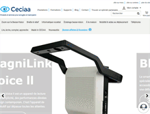 Tablet Screenshot of ceciaa.com